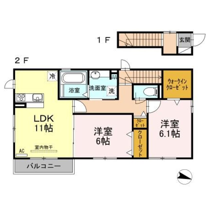 間取図 ローシェヤブロ