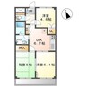 サンライズ・Ｕ 3DKの間取り
