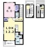 パステル 1LDKの間取り