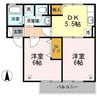 SEJOUR KIKKAWA 2Kの間取り