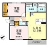 ブランチブロード樹 2LDKの間取り