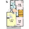 スマイリーハウス　二番館 2LDKの間取り