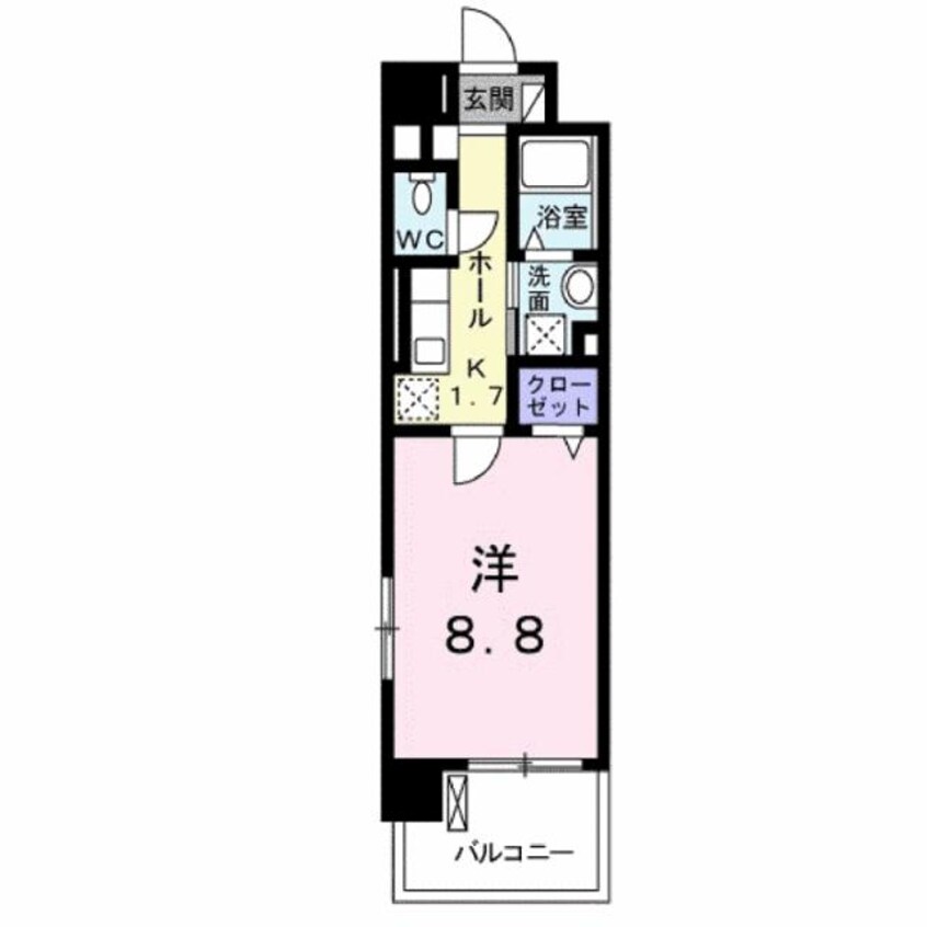 間取図 アプローズ（花園町）