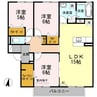 グレイスヒルズ蔵王　C棟 3LDKの間取り