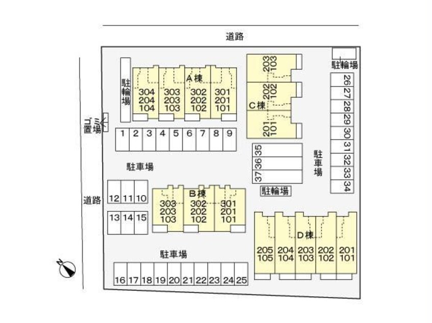  ラ・ルーチェ　Ｂ（西新涯町）