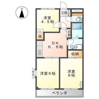 間取図 サニーパレス道上