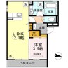 Ｄ－ｒｏｏｍ明神 1LDKの間取り