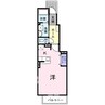 リヴィエールA 1Rの間取り