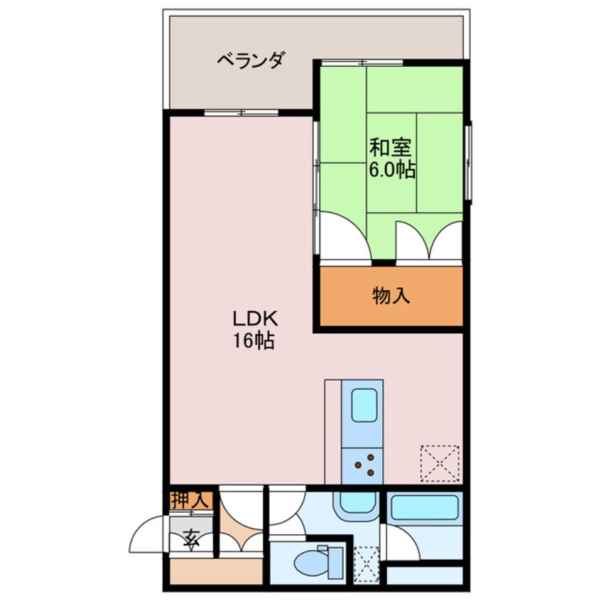 間取図 イケダビル