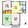 グランヴィル小畑　A棟 3DKの間取り