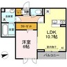 D-room紗都 1LDKの間取り