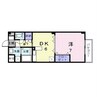 ソシオグランデ 1DKの間取り