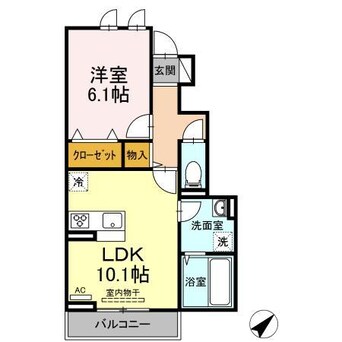 間取図 フレンズⅡ（多治米）