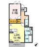 フレンズⅡ（多治米） 1LDKの間取り