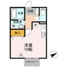 パティオ深津 1Rの間取り