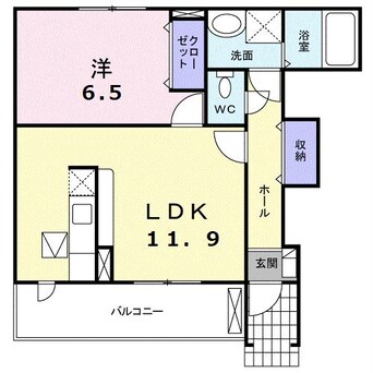 間取図 ロジュマン　グラシューK　