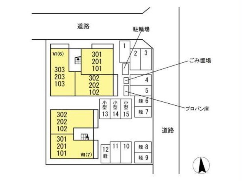 配置図 フレッチェ・ボスコⅦ（7）