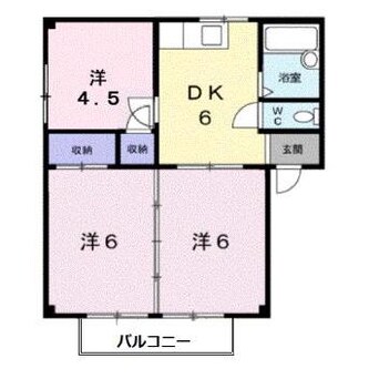 間取図 シティハイツ山田Ｃ