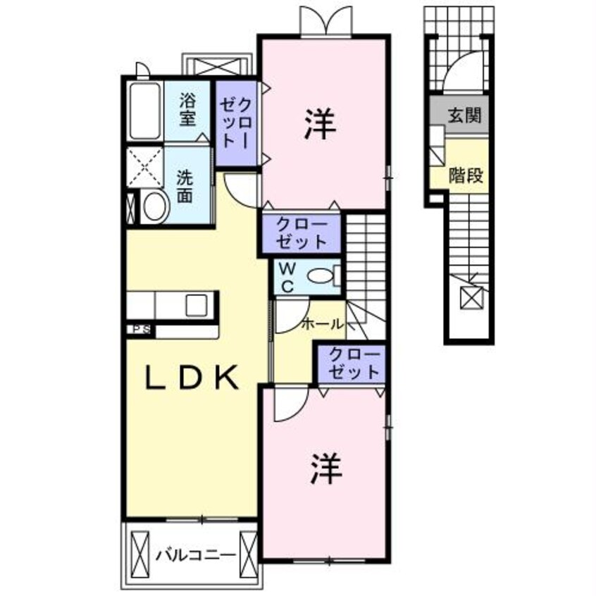 間取図 プレジールB