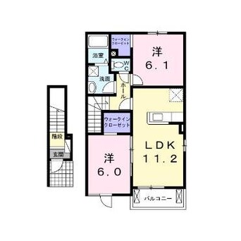 間取図 リバサイドB