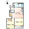 プリム・ローズ（神辺町上御領） 2LDKの間取り