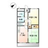 ミレニアム・ハイム1号館 2DKの間取り
