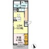 オルテンシア 1LDKの間取り