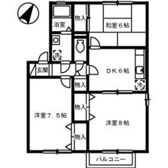 間取図 ガーデンハウス藤井　Ｃ棟