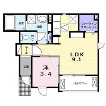間取図 アルカンシエル（能島）