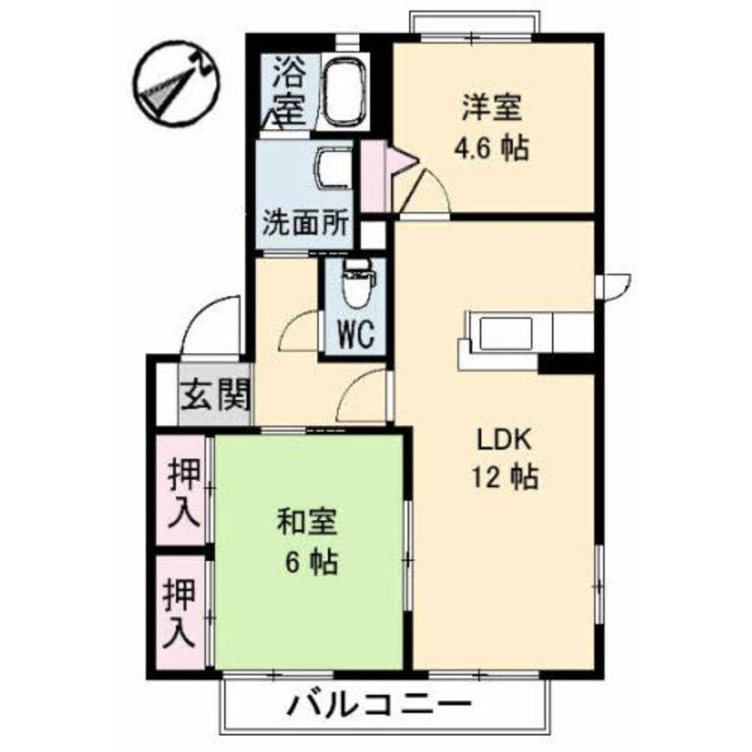 間取図 夢楽館　輝