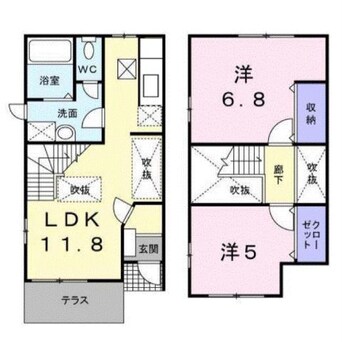 間取図 サンリット幕山