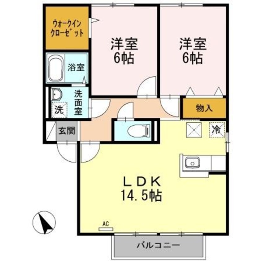 間取図 サンモール川口　Ｂ棟