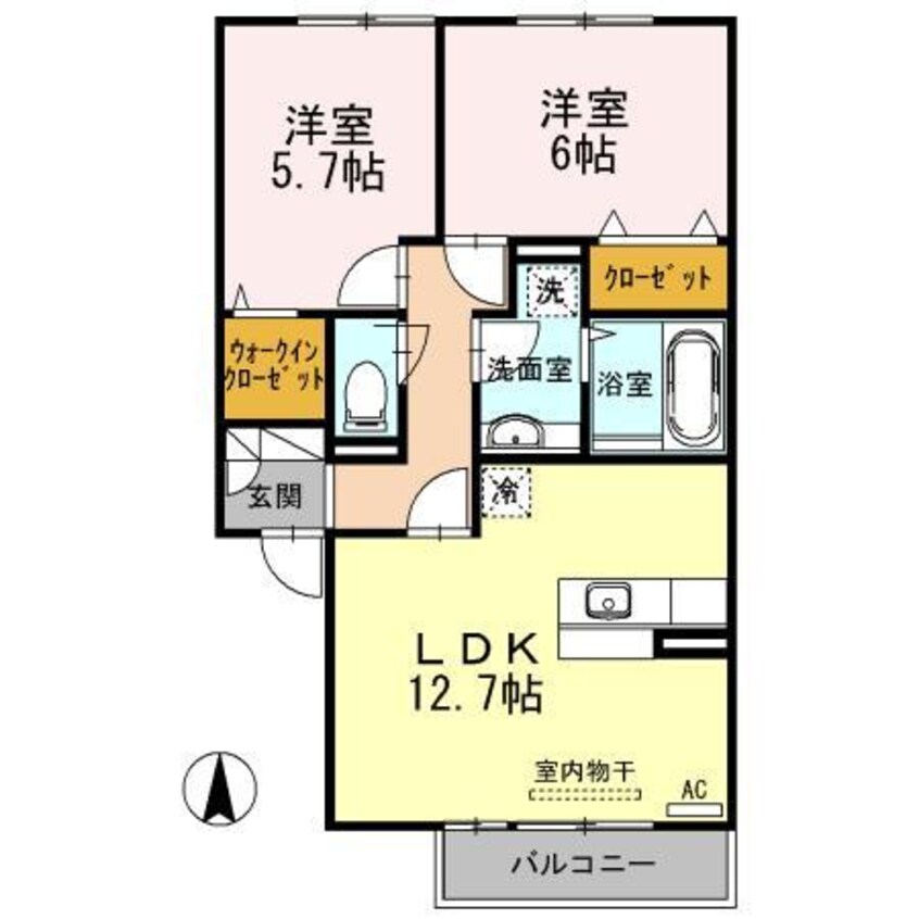 間取図 グランセ