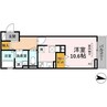 ウィステリア（南蔵王町4丁目） 1Rの間取り