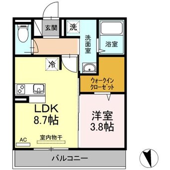 間取図 ＩＳＯＫＡＺＥ