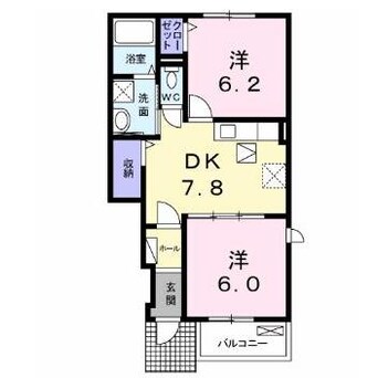間取図 グロード・モーテＢ