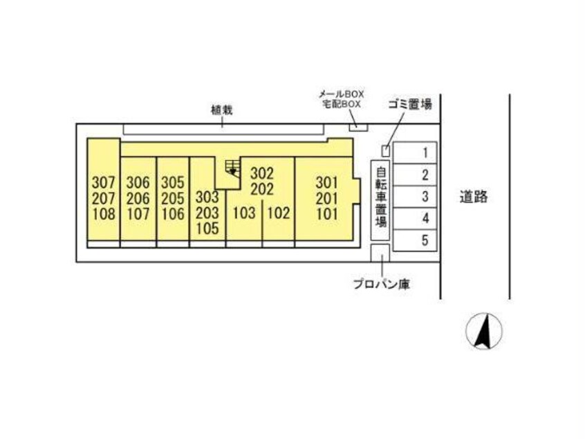 配置図 D-residence西町