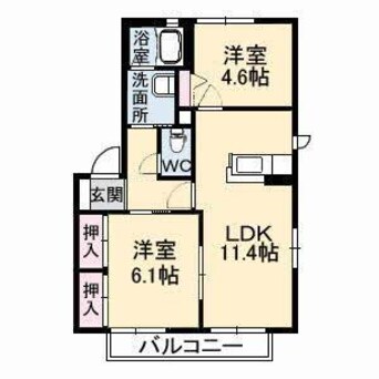 間取図 フィグタウン2　Ｉ棟