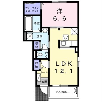 間取図 ウィステリアＡ