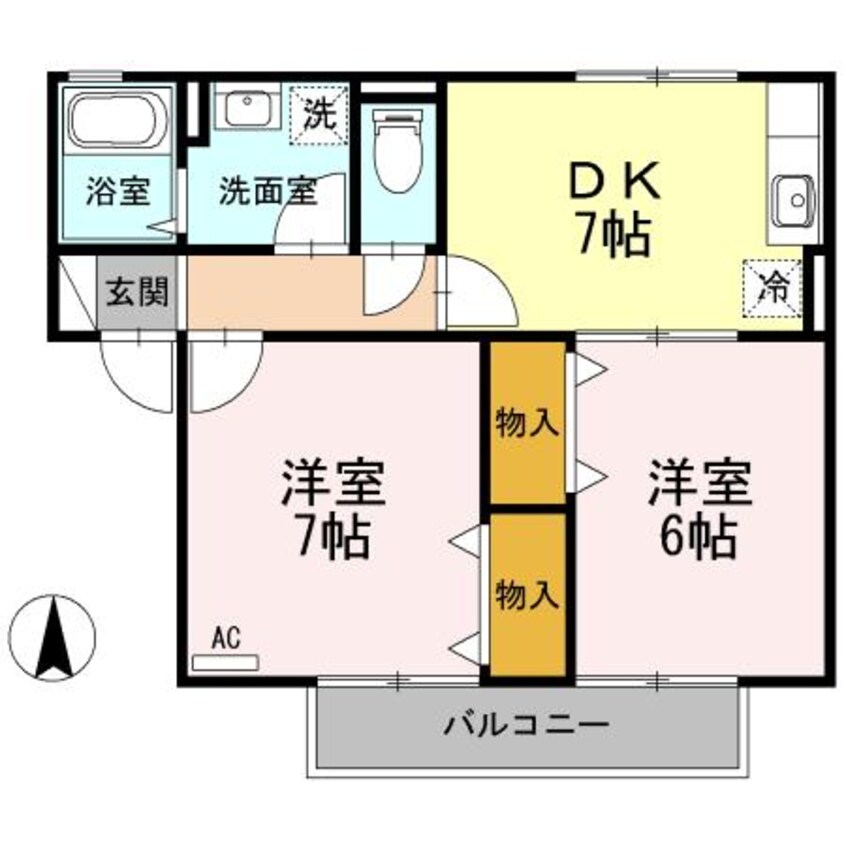 間取図 セジュール明神