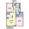 ラフィーネ　（大門町） 2LDKの間取り