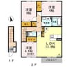 クリアル曙 3LDKの間取り