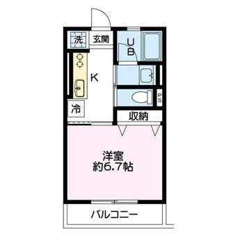 間取図 Ｍａｒｉｎｅ　Ｈｉｌｌ