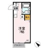 サンライフ内山Ⅱ 1Rの間取り