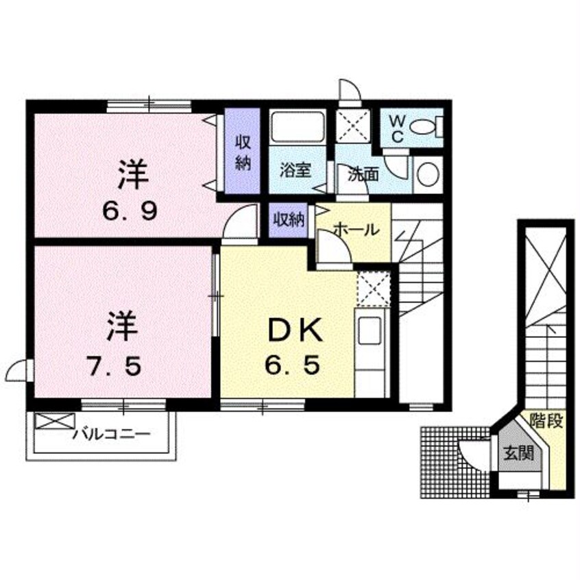 間取図 セピアコート（引野町）