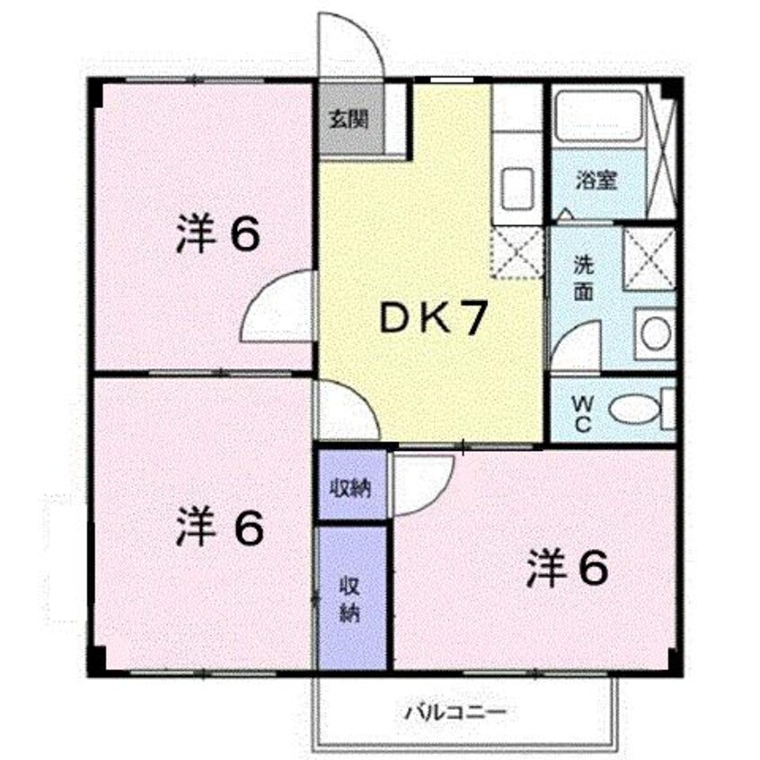 間取図 ニューシティ瀬戸Ｃ