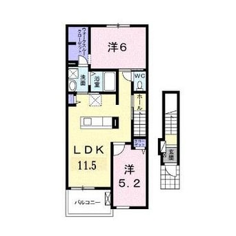 間取図 エミネンス　Ｂ