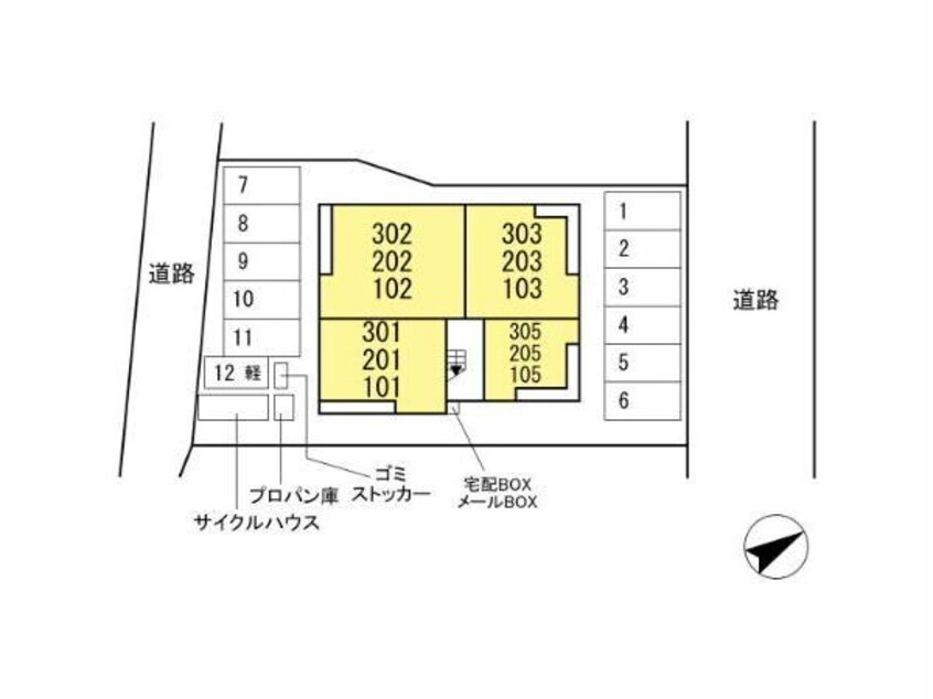 配置図 D-room沖野上