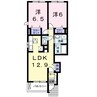 プロスペラーレＡ 2LDKの間取り