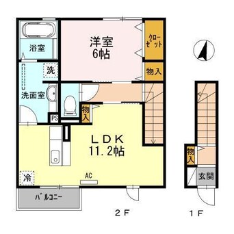 間取図 セジュール深津